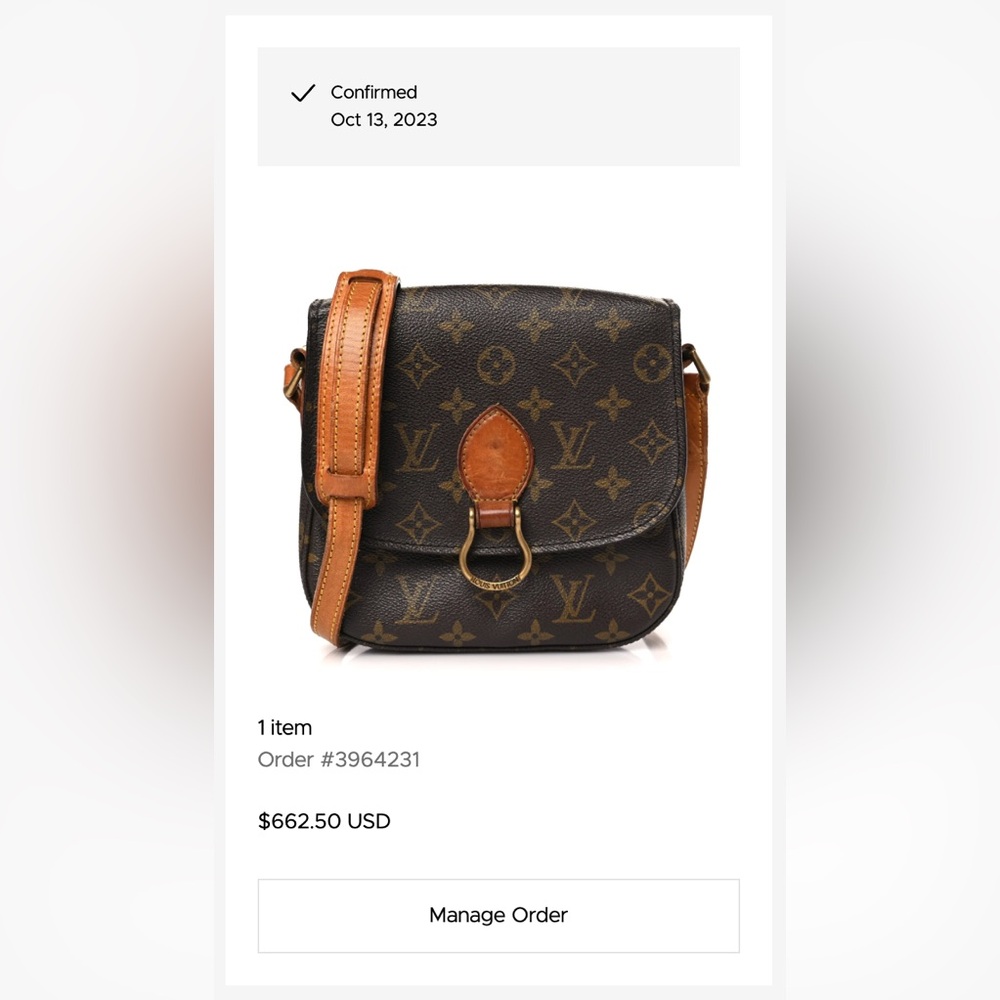 Louis Vuitton Saint Cloud MM, Vintage Monogram Crossbody Bag - Picture 2 of 16